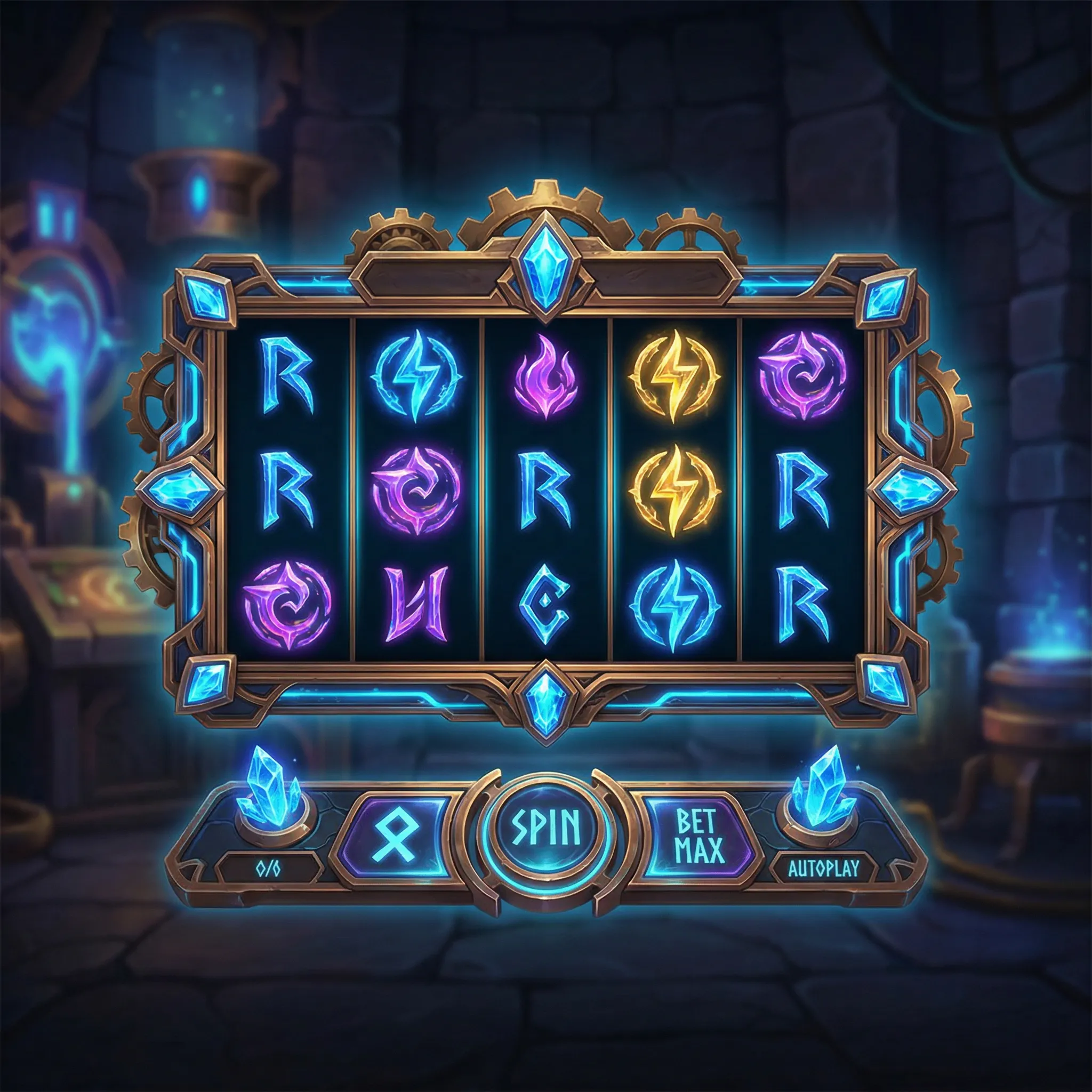 Caça-níqueis online luvabet com tema místico